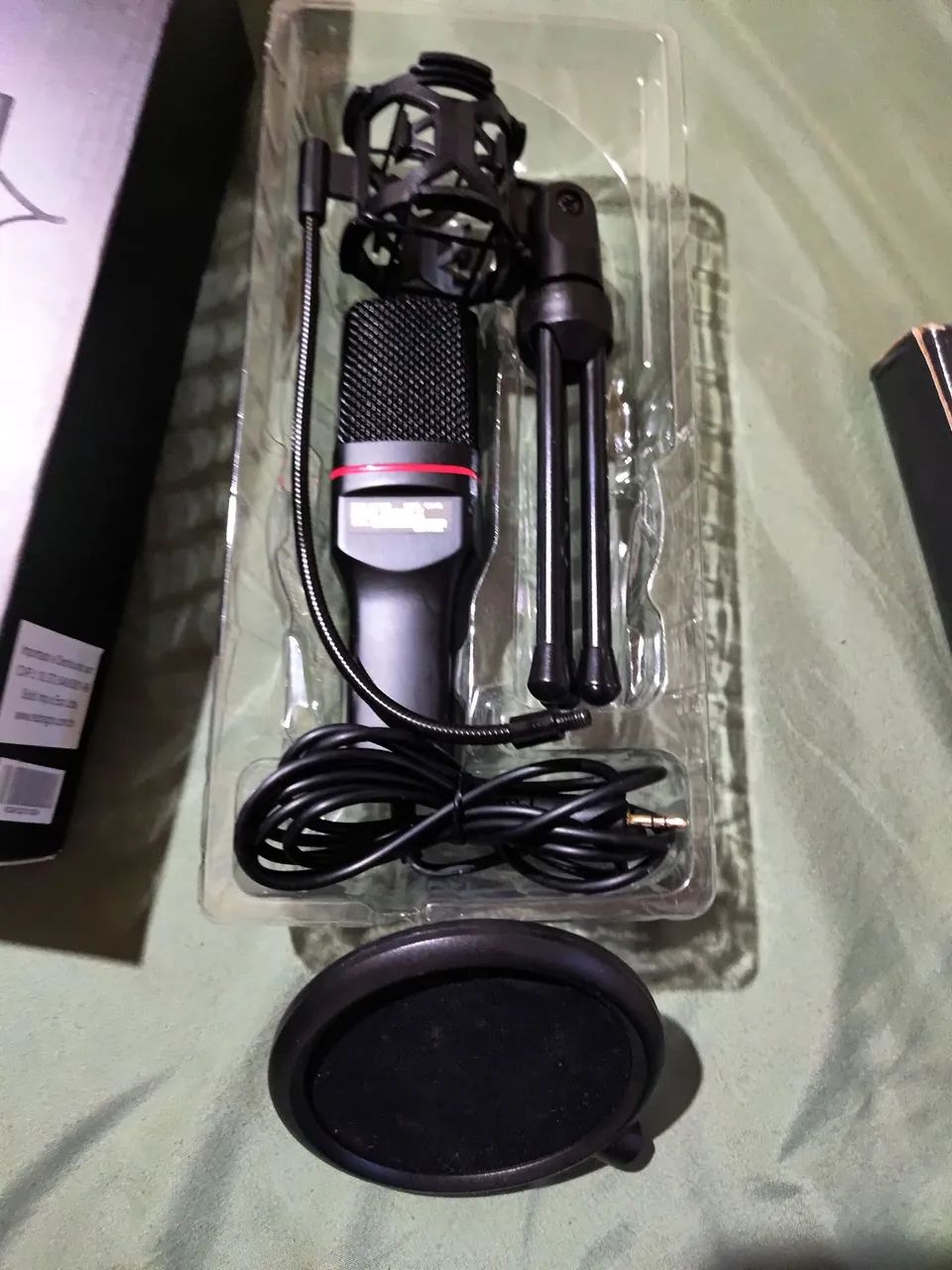 microfone e ringue filme light - Foto 3
