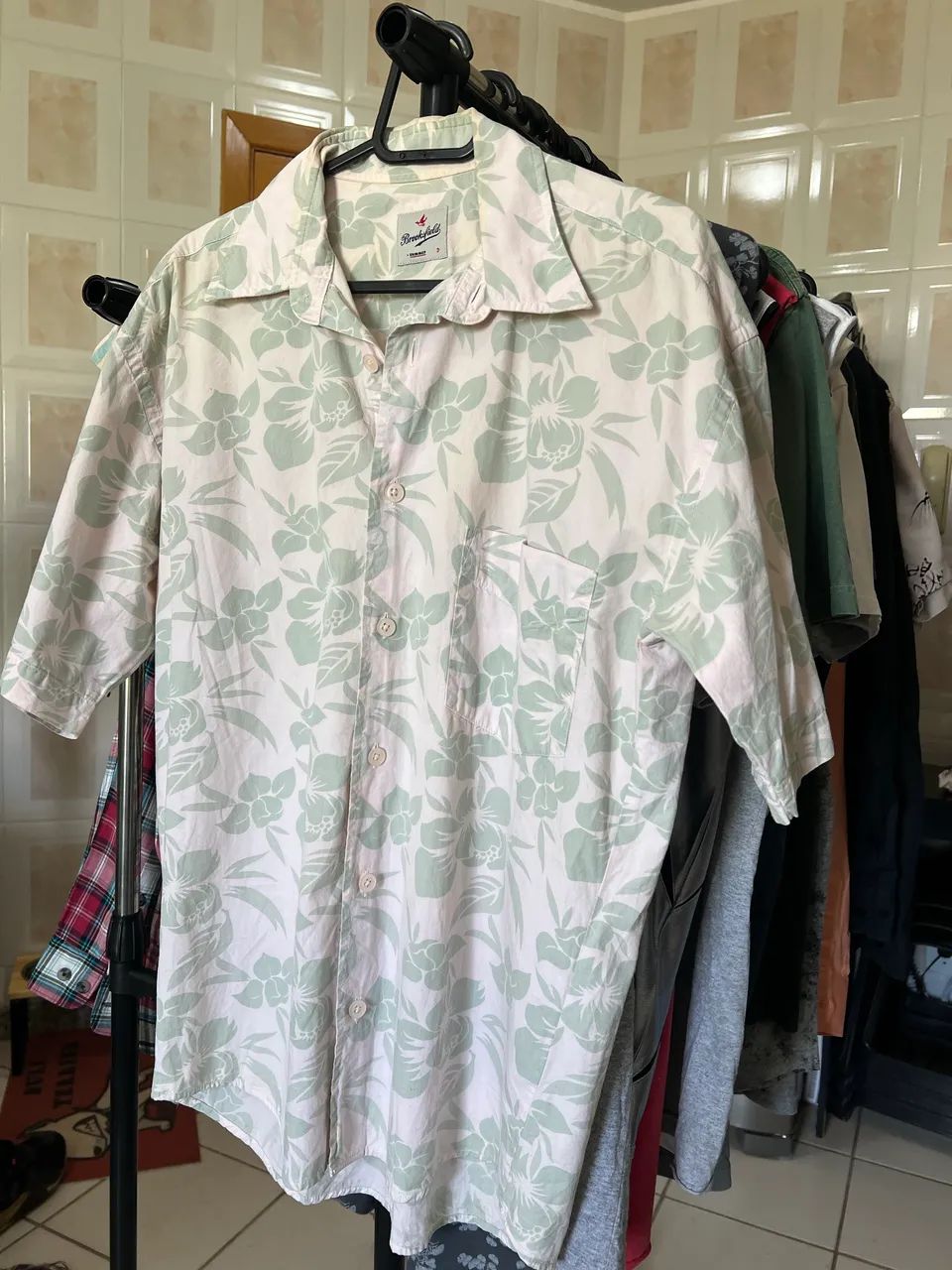 Camisa floral brooksfield original TAM M