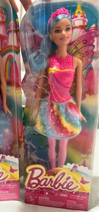 Boneca original Barbie Princesa Fadas