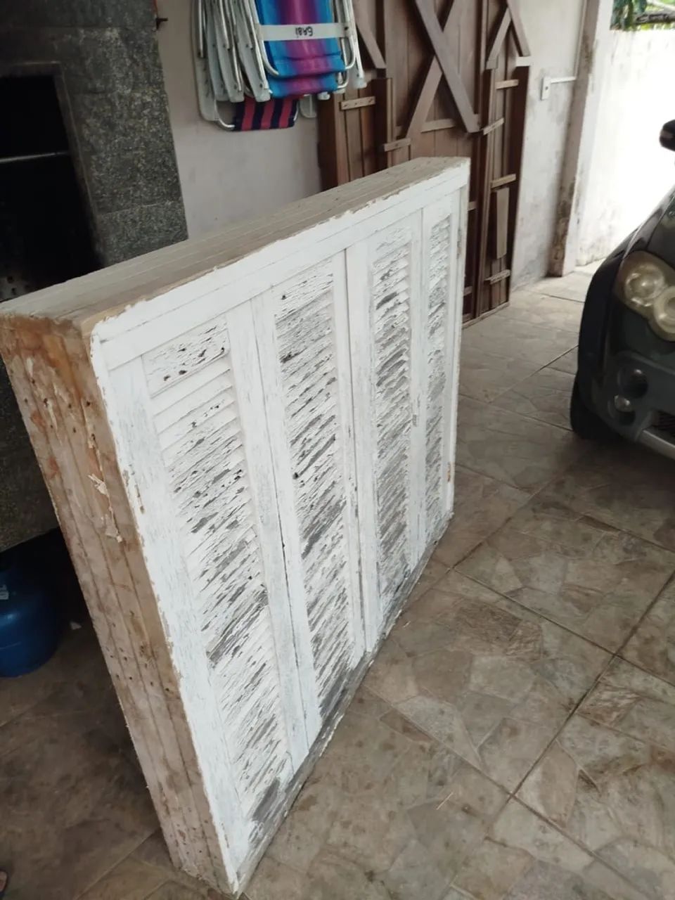 Janela pantográfica semi nova com vidro. - Foto 2