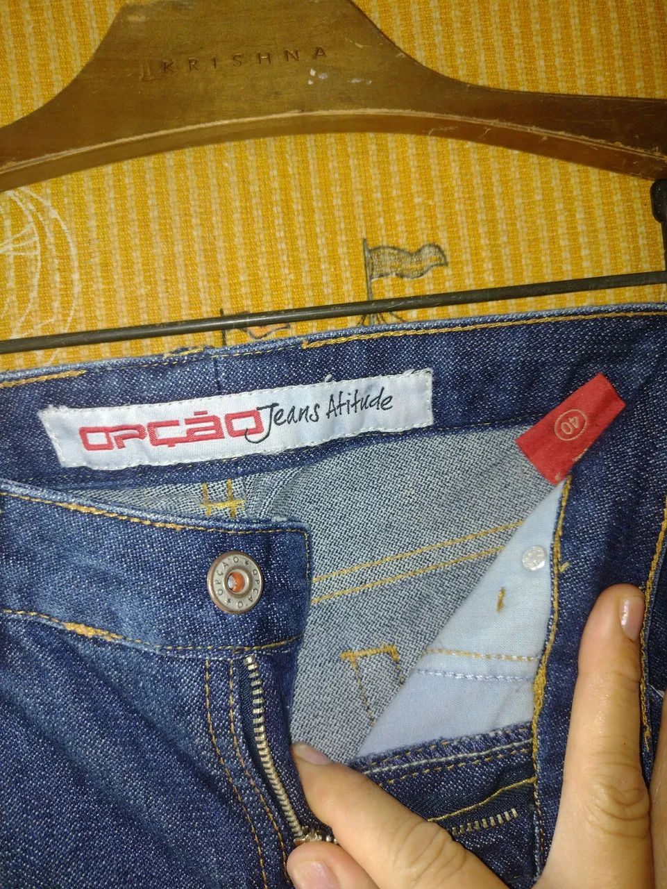 Calça Jeans Azul - Tamanho 40 - Foto 3