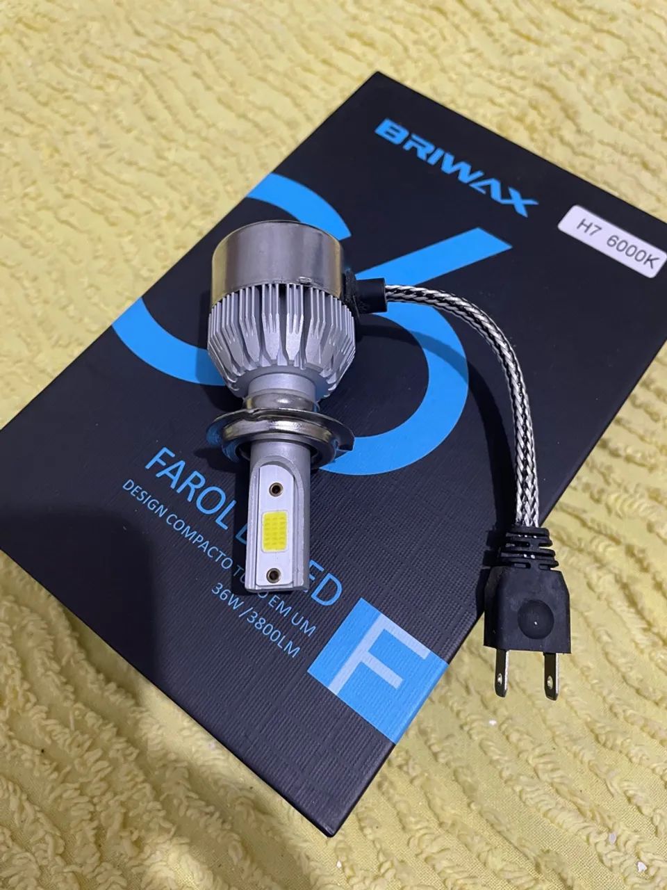 Farol LED H7 6000K (para motos)
