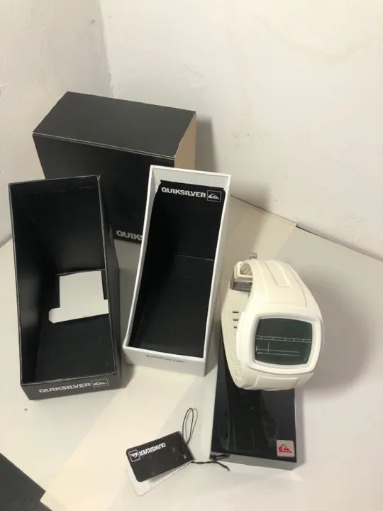 Relógio Quiksilver e-moondak branco - Foto 4