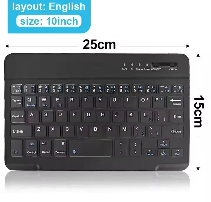 Teclado Bluetooth Universal Slim - Compatível com Android, iOS e Windows. - Foto 3