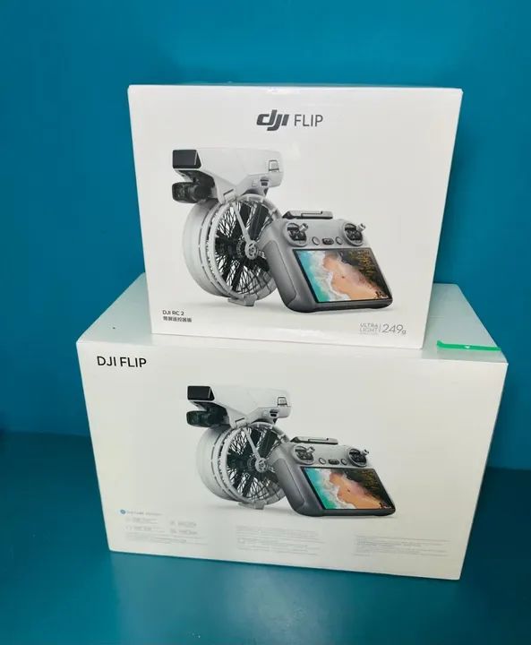 Drone DJI Flip com Radio Rc2 ( tela ) - Novo 