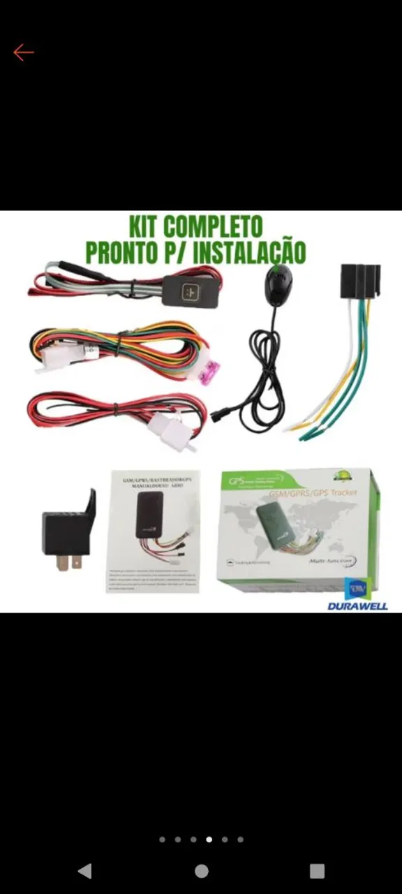 Kit Completo Rastreamento GPS GSM/GPRS