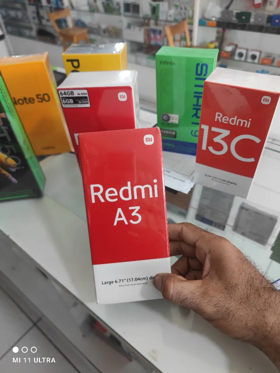 Redmi A3 - Tela grande e desempenho incrível!