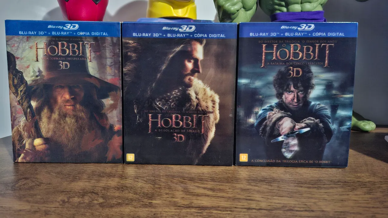 Coleção O Hobbit - Blu-Ray 3D +2D - Trilogia Completa