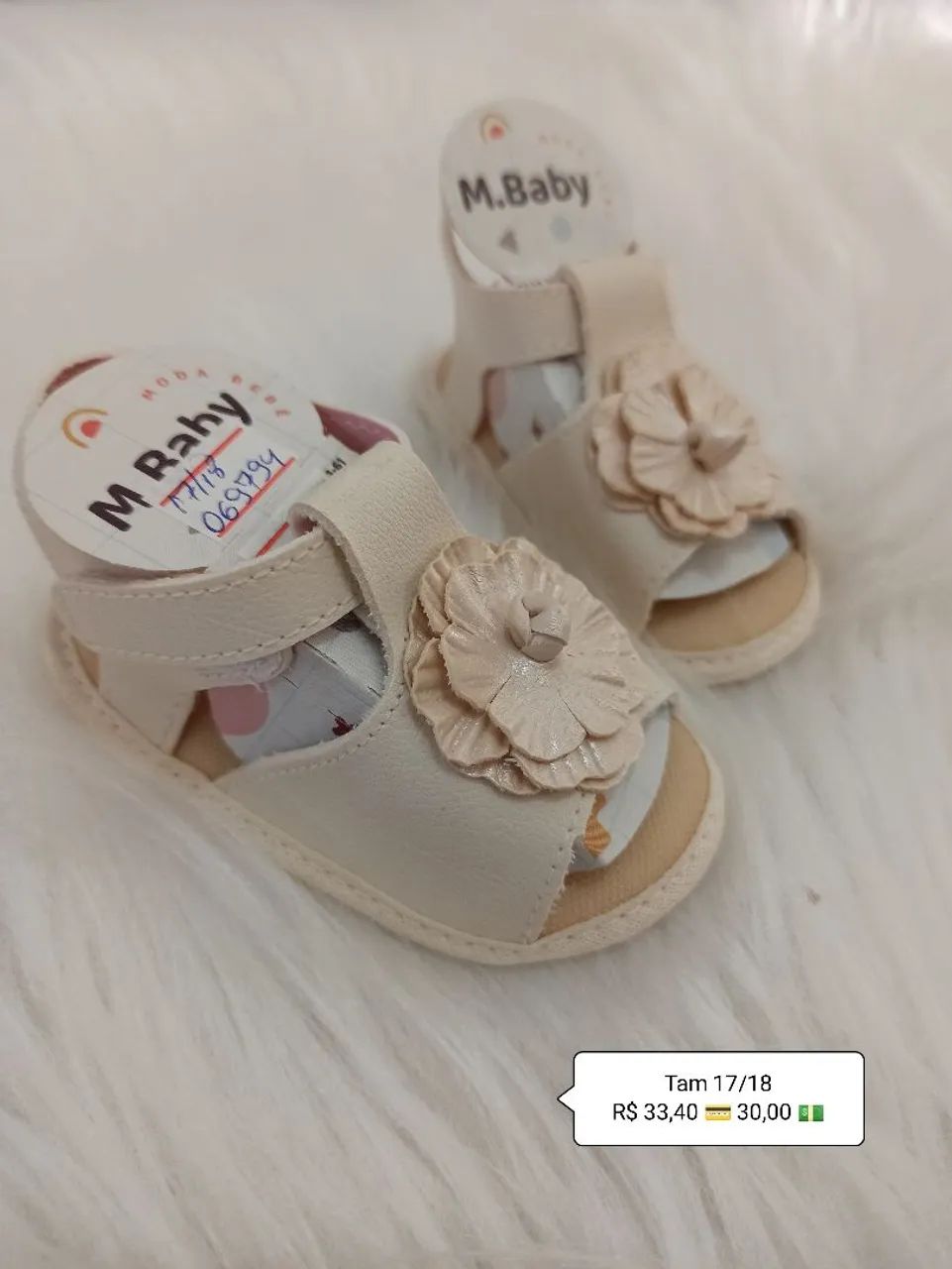 Sandálias Bebê feminina  - Foto 6