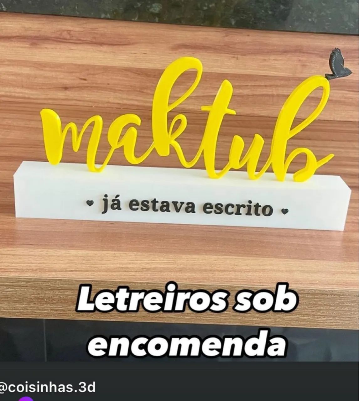 Molduras e letreiros para mesa e parede  - Foto 4