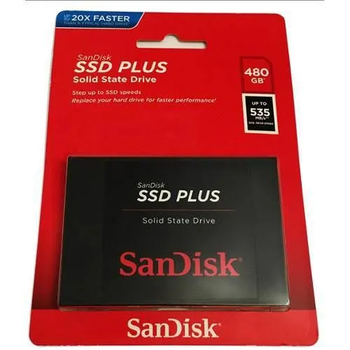 SSD Sandisk Plus 480GB - 20x mais rápido!