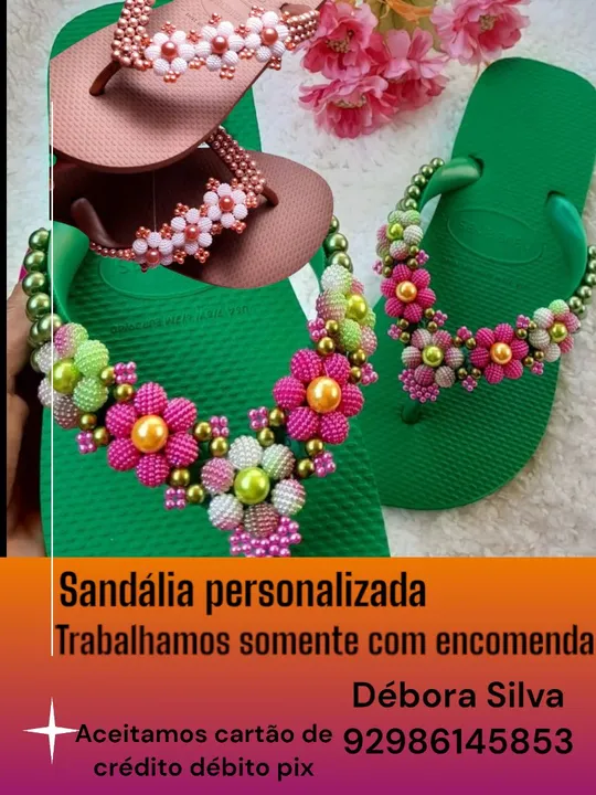 Faço sandália personalizada