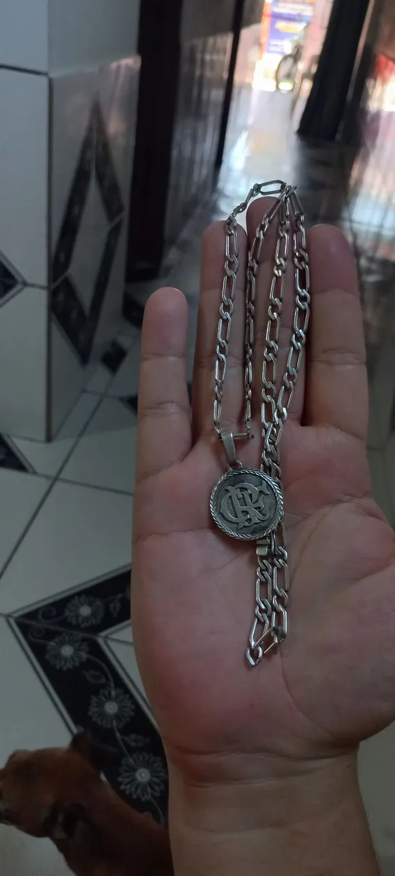 CORRENTE DE PRATA 950 FLAMENGO