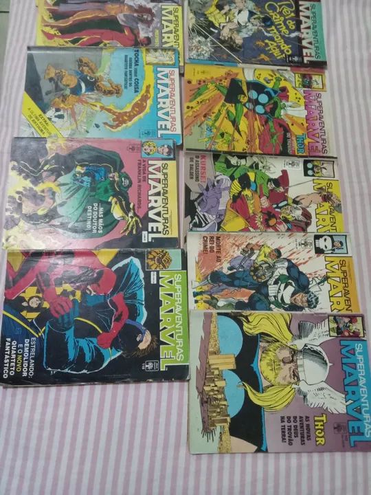 Dezessete hqs Superaventuras Marvel formatinho abril jovem - Foto 2