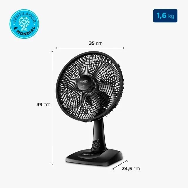 Ventilador de Mesa Super Power VSP-30-B Mondial 30 cm - Foto 6