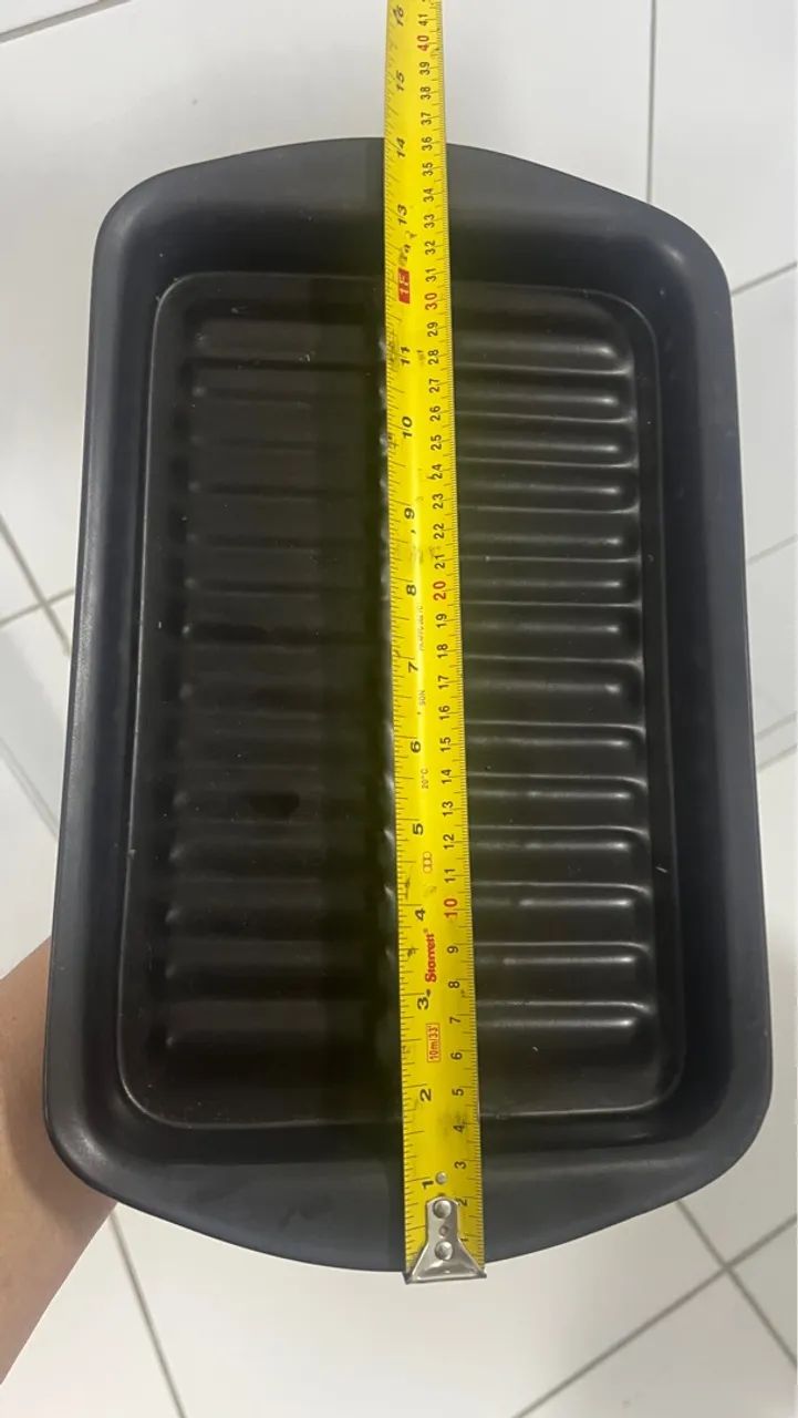 Assadeiras Ceraflame Cookware Usadas - Base Ondulada, Cor Preta - Foto 5