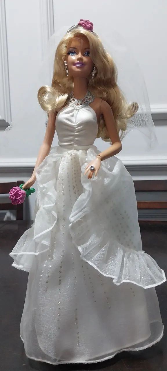 Boneca barbie Noiva - Foto 5