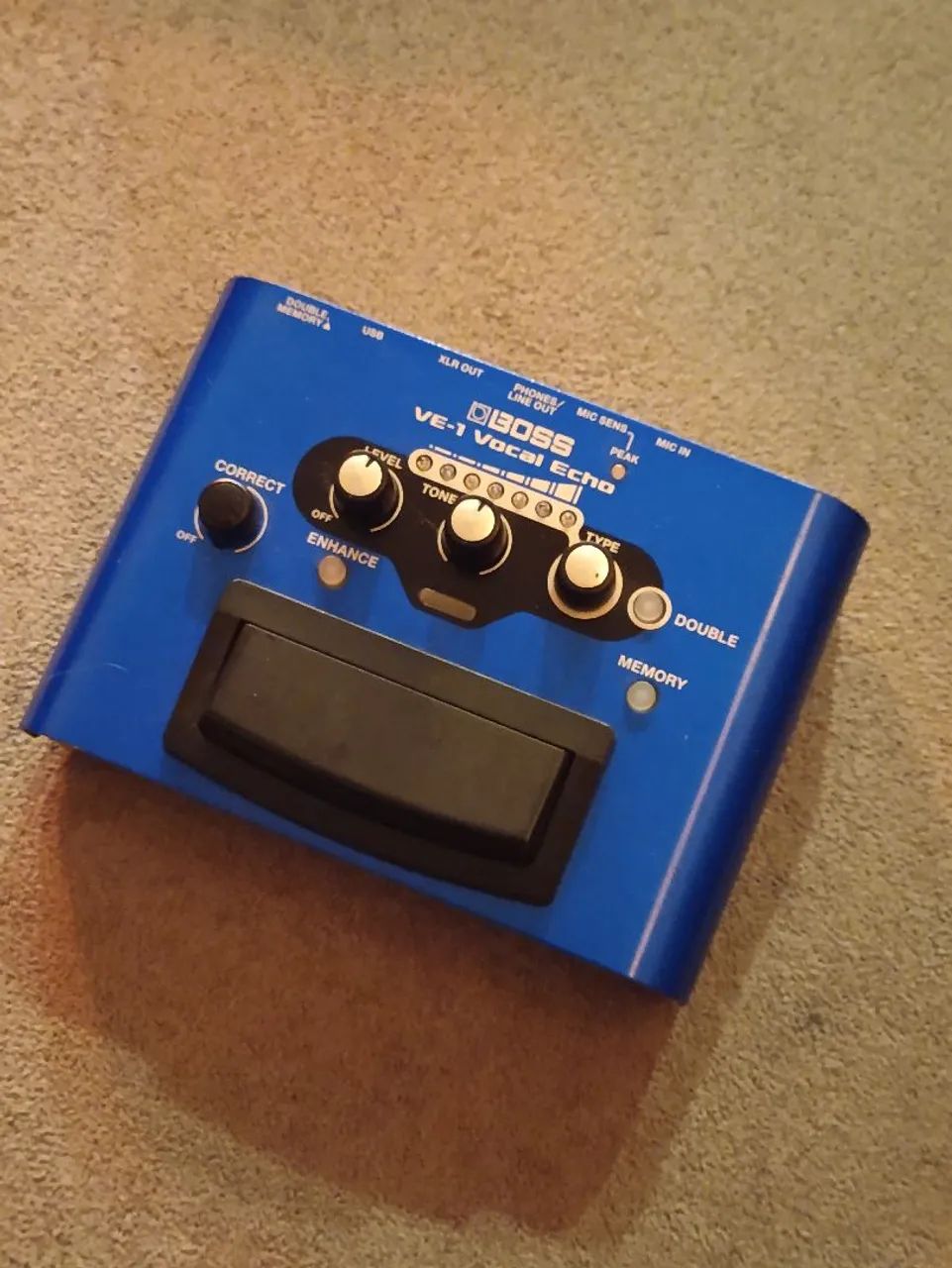 BOSS VE-1 VOCAL ECHO - PEDAL DE VOZ - Instrumentos musicais