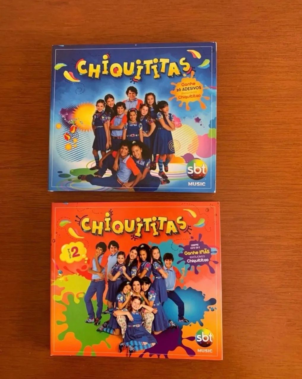 Cd Chiquititas volume 1 e 2 (acompanha os brindes)