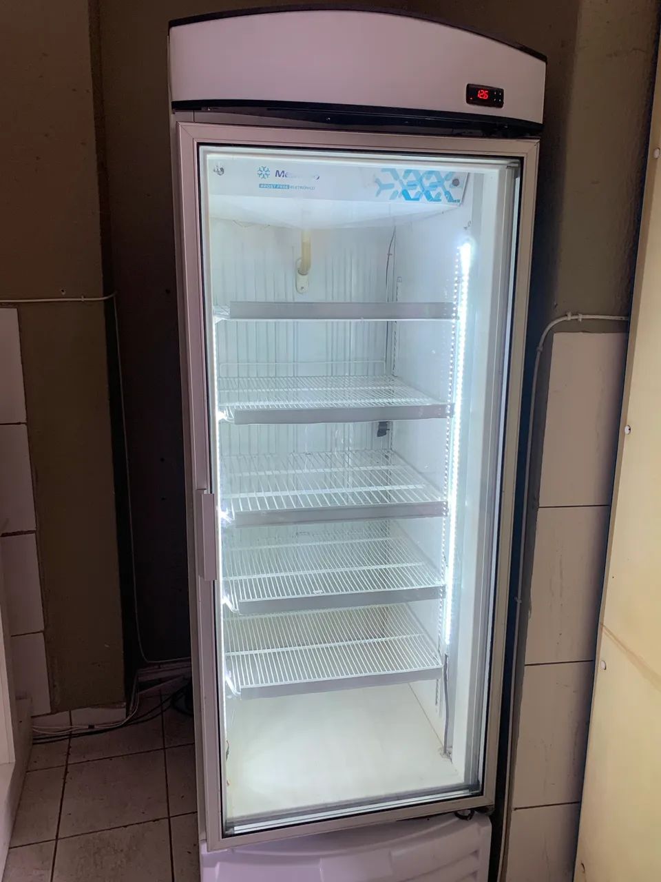 Freezer Verticalporta de vidro