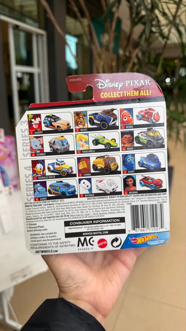 Hot Wheels Characters Cars Dory Procurando Nemo Disney - Foto 2