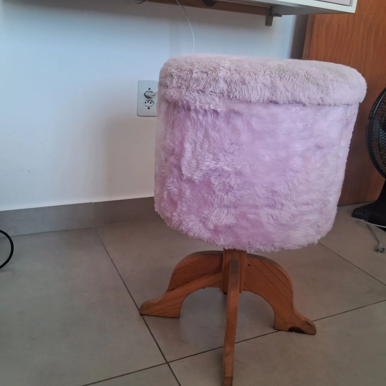 Banco puff rosa  - Foto 2