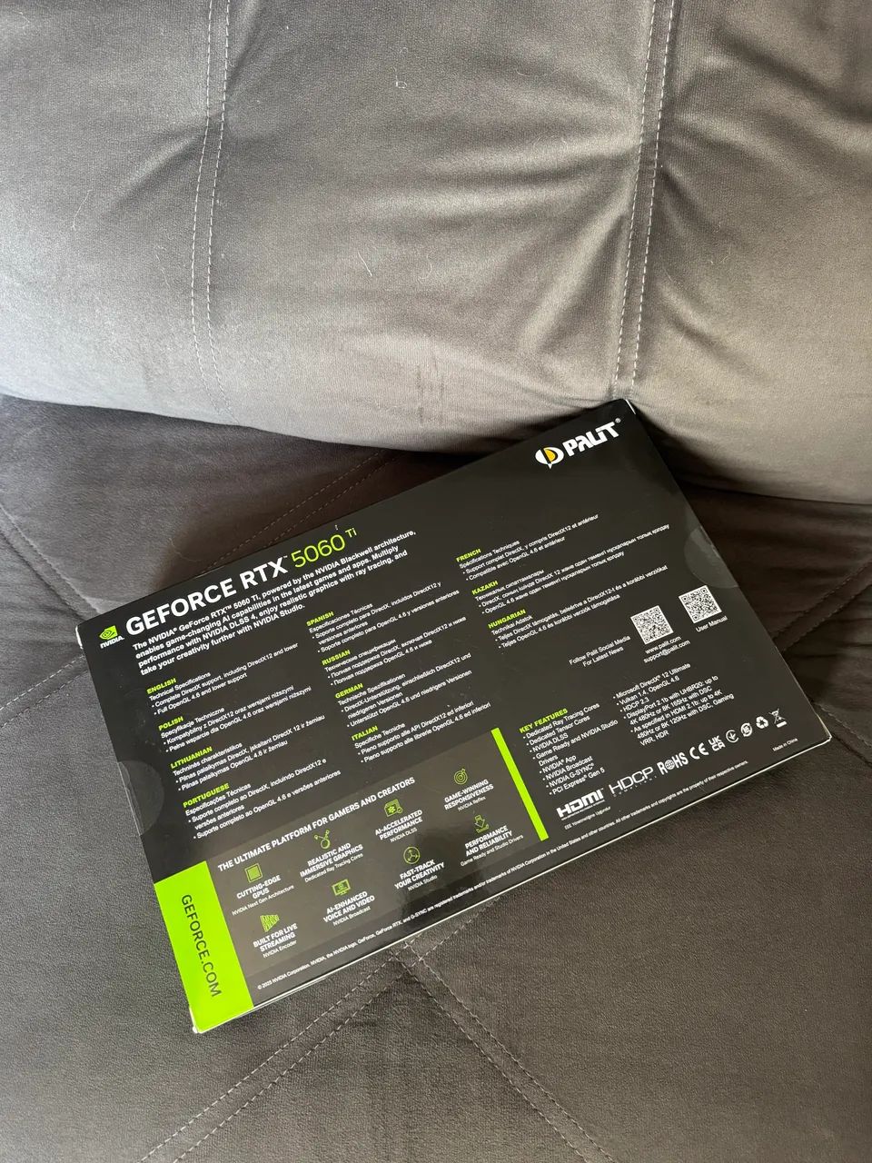 RTX 5060ti PALIT 8gb lacrada  - Foto 2