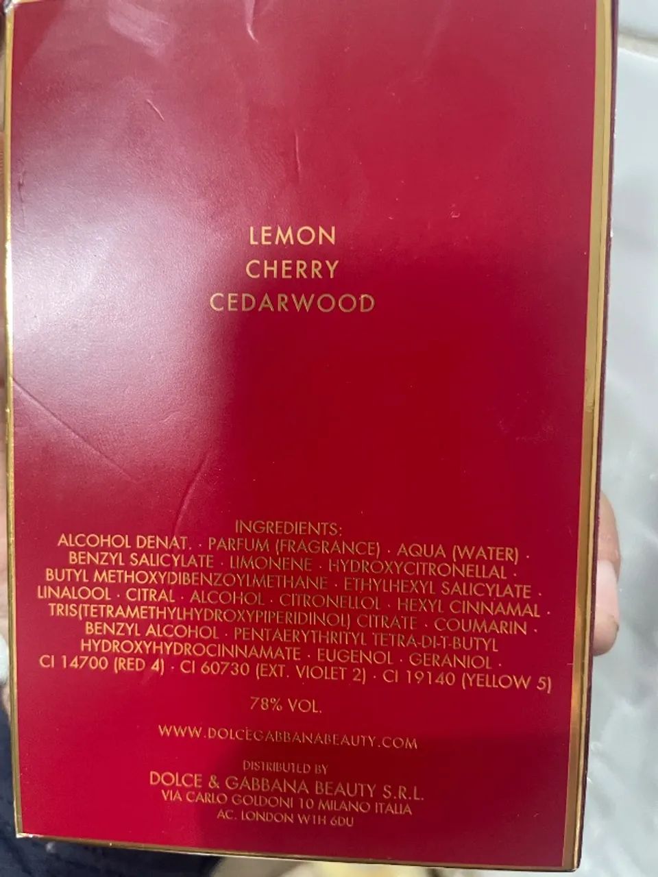 DOLCE & GABBANA Lemon Cherry Cedarwood - Foto 2