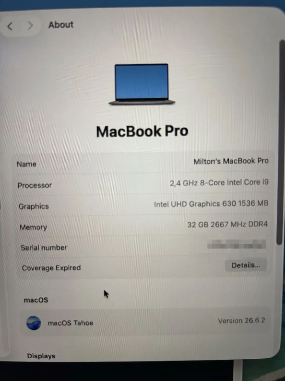 MacBook Pro 16" (2019) - Intel Core i9 8-Core | 32GB RAM | Radeon Pro 5300M 4GB Dedicada - Foto 4