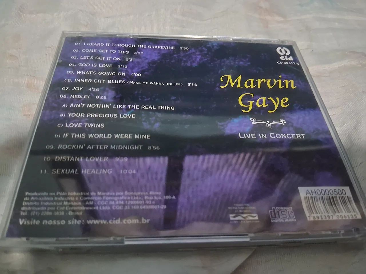 Cd Marvin Gaye Live in Concert - Foto 3