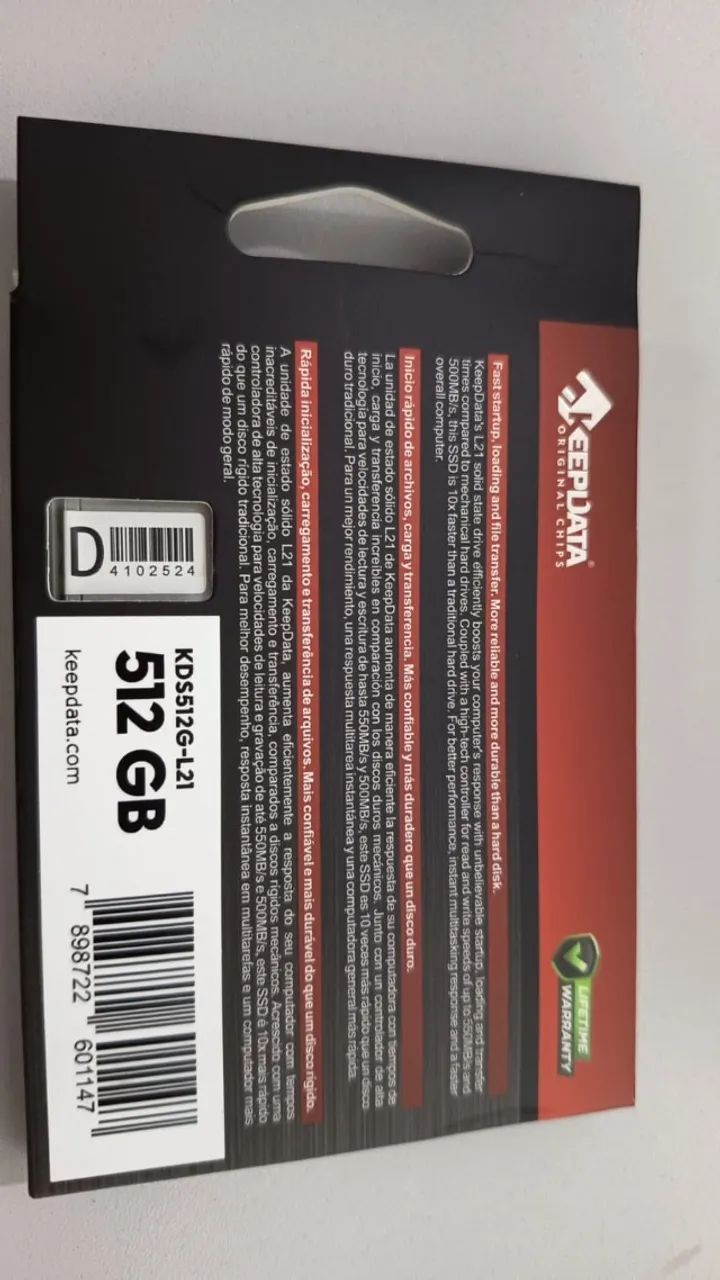 SSD 512 GB KeepData - Foto 2