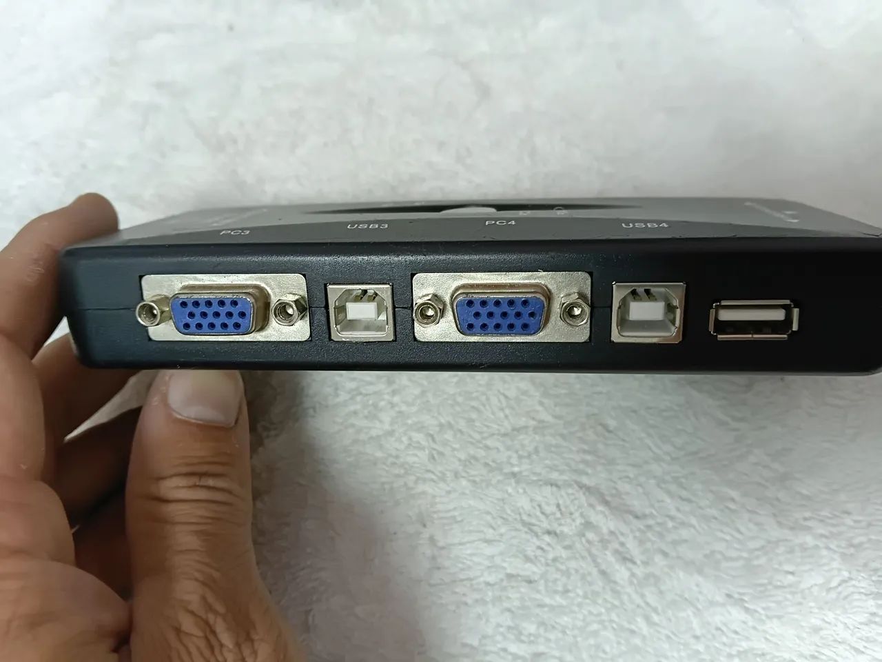 Kvm 41ua 4 port USB 2.0 kvm switch vga teclado mouse - Foto 2