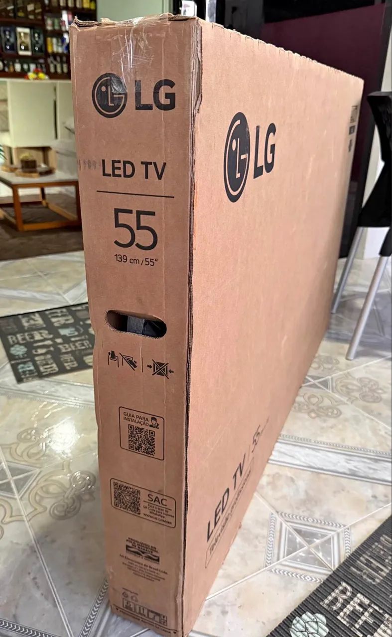 Tv 55 Smart 4k lg lacrada com nota Caruaru - Foto 2