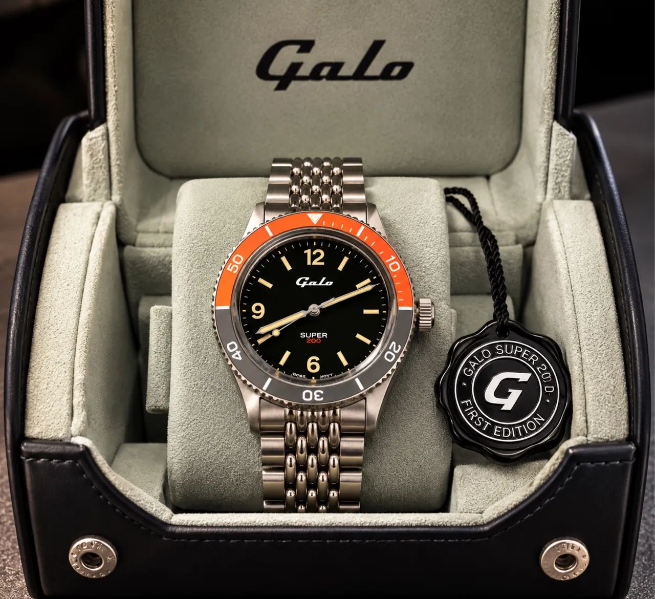 Galo Super 200 Automatic - Full Set + 2 Pulseiras - Novo