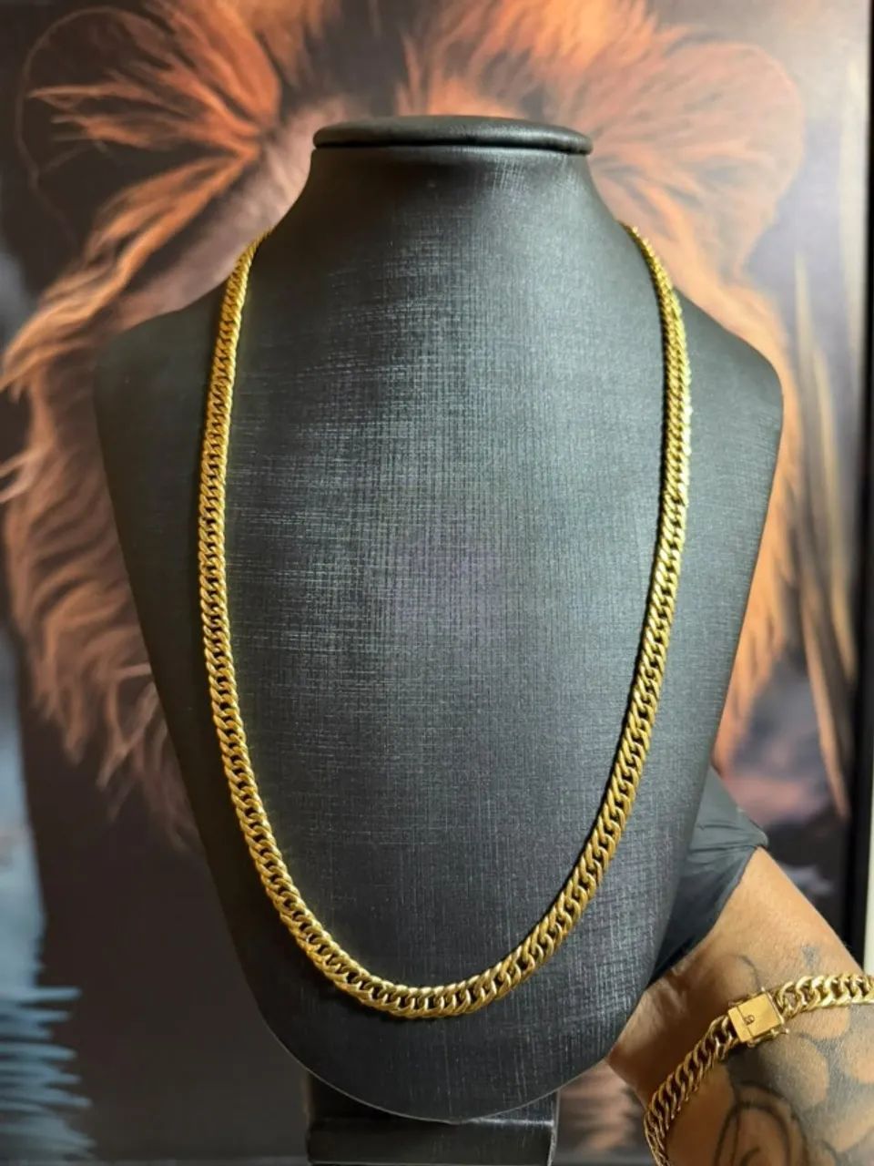 CORRENTE OURO GRUMMET 18K