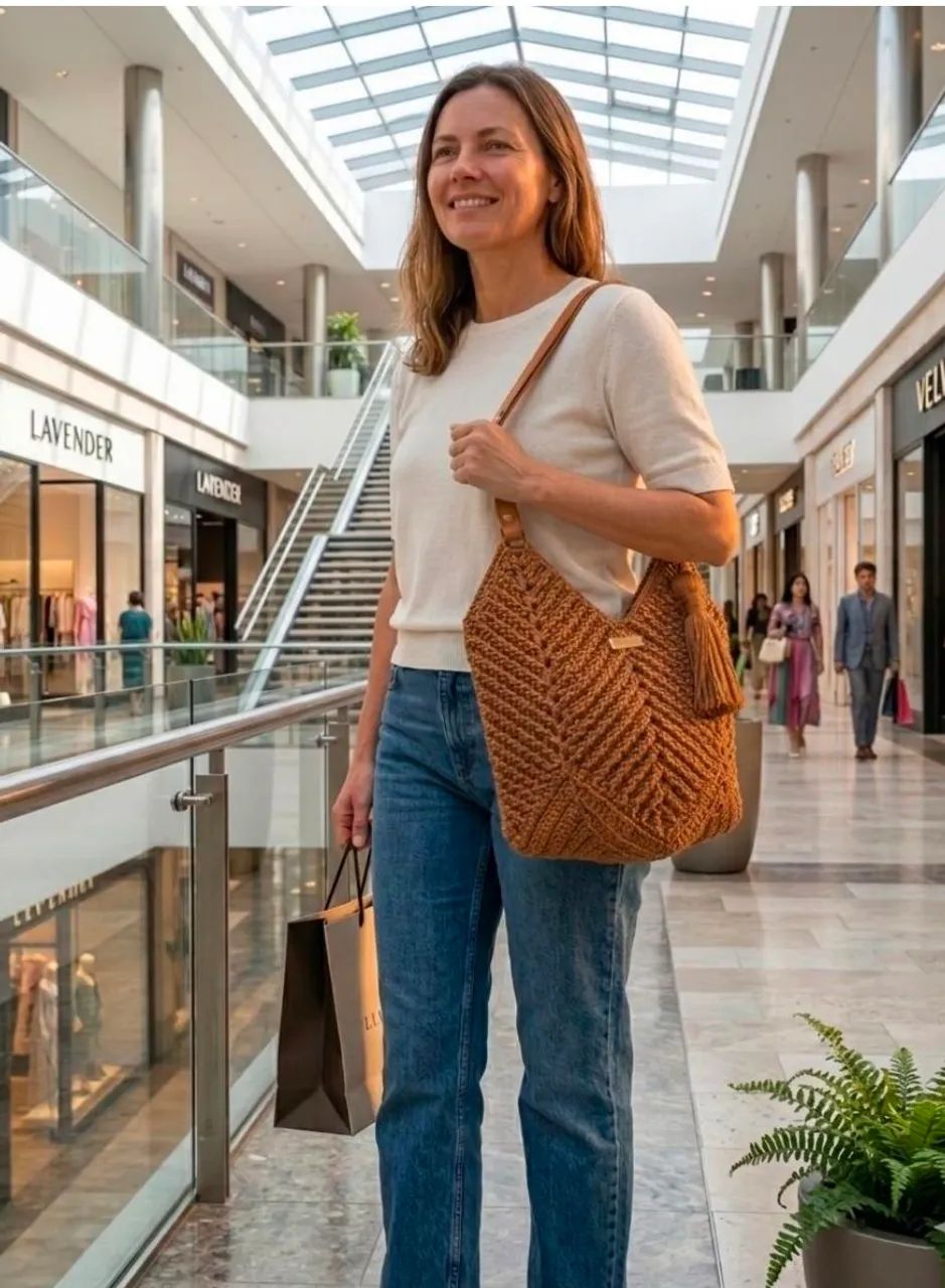 Bolsa de crochê  - Foto 3