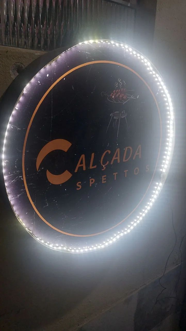 Placa  luminosa para bar ou restaurante  - Foto 2