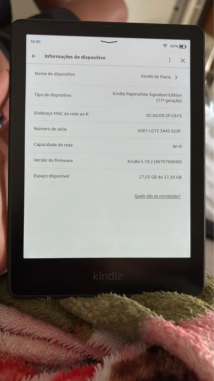 Kindle Paperwhite 11° geração - Tablets e E-Readers - Setor