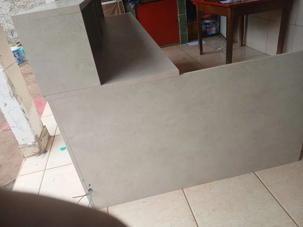 Balcão de Recepção Eikartz Cinza - Foto 3