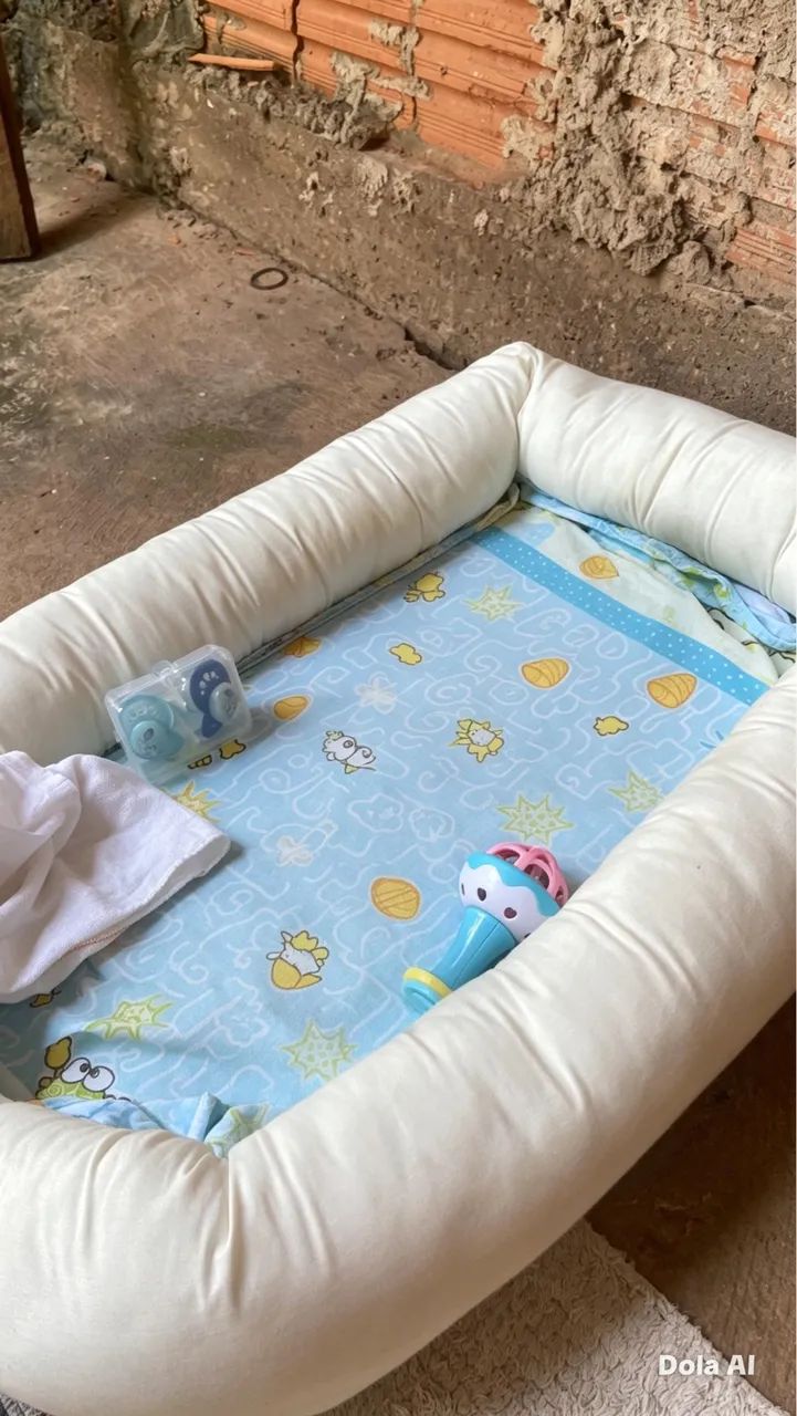 Vendo berço, ninho, e almofadas para berços  - Foto 2