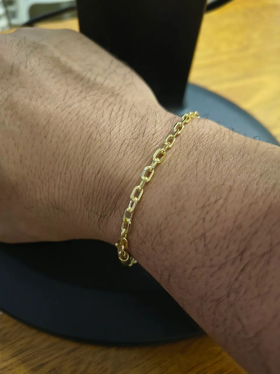 Pulseira Moeda Antiga 21cm 2mm  - Foto 2