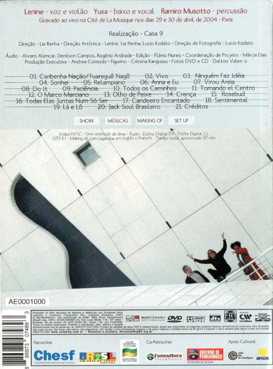 Dvd Lenine - Cité - Foto 2