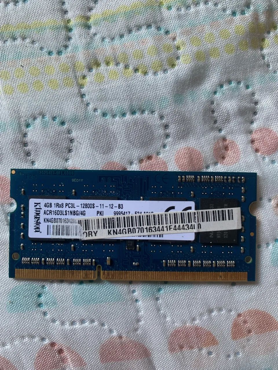 Memoria ram 4gb ddr3