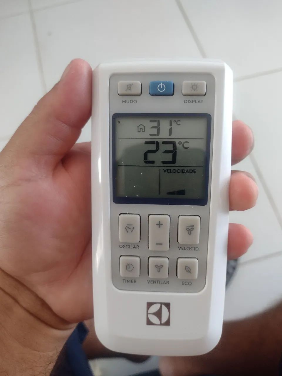 Controle de ar condicionado 