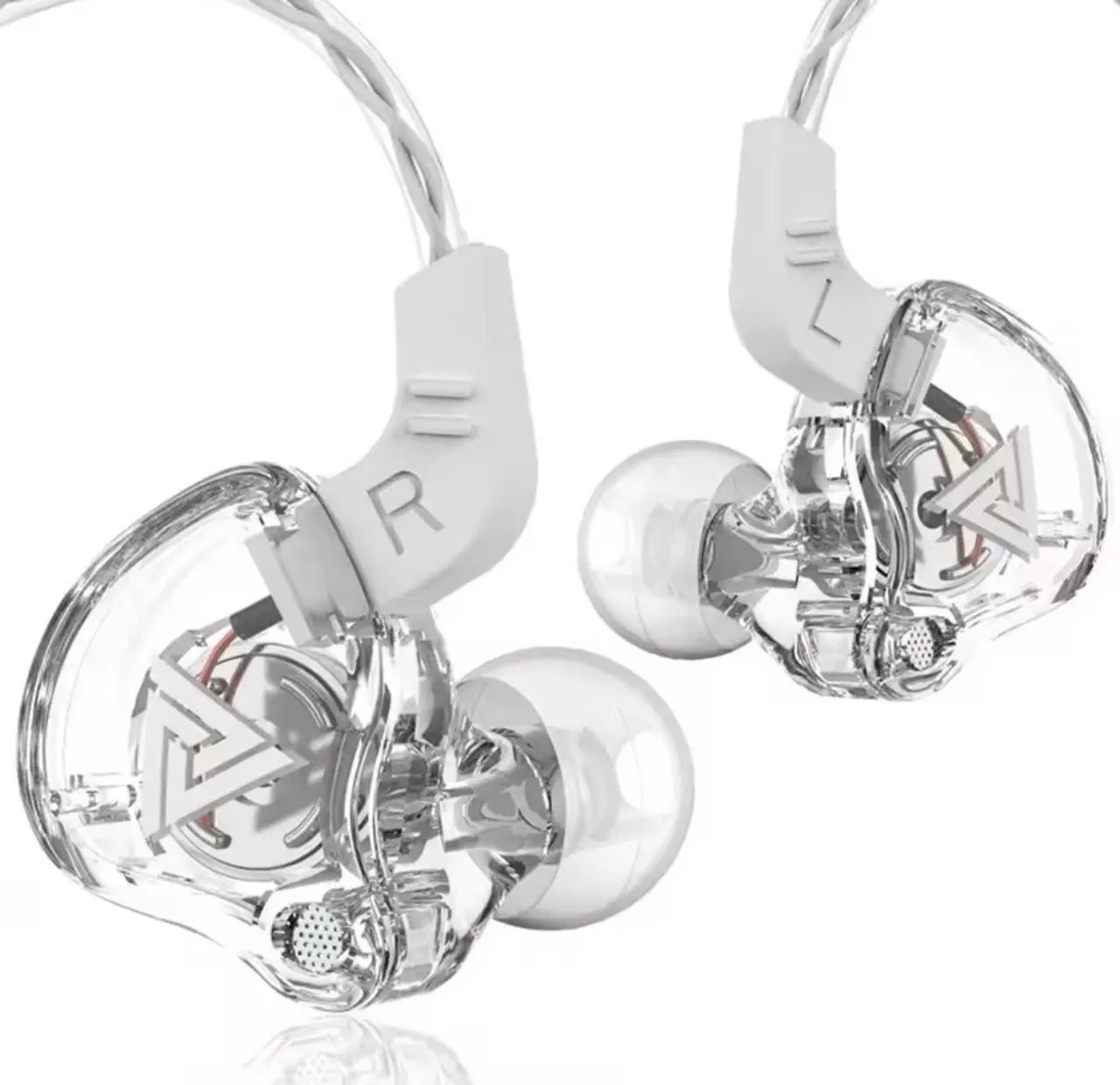 Fone QKZ In Ear Novo com Microfone P2 - Estéreo - Foto 5
