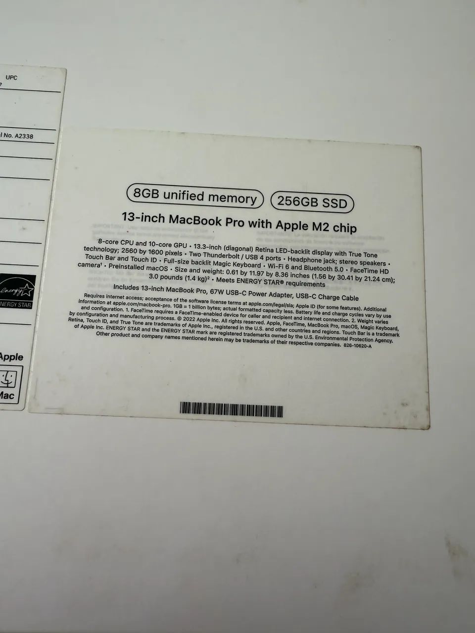 Mac book pro with  m2 chip 