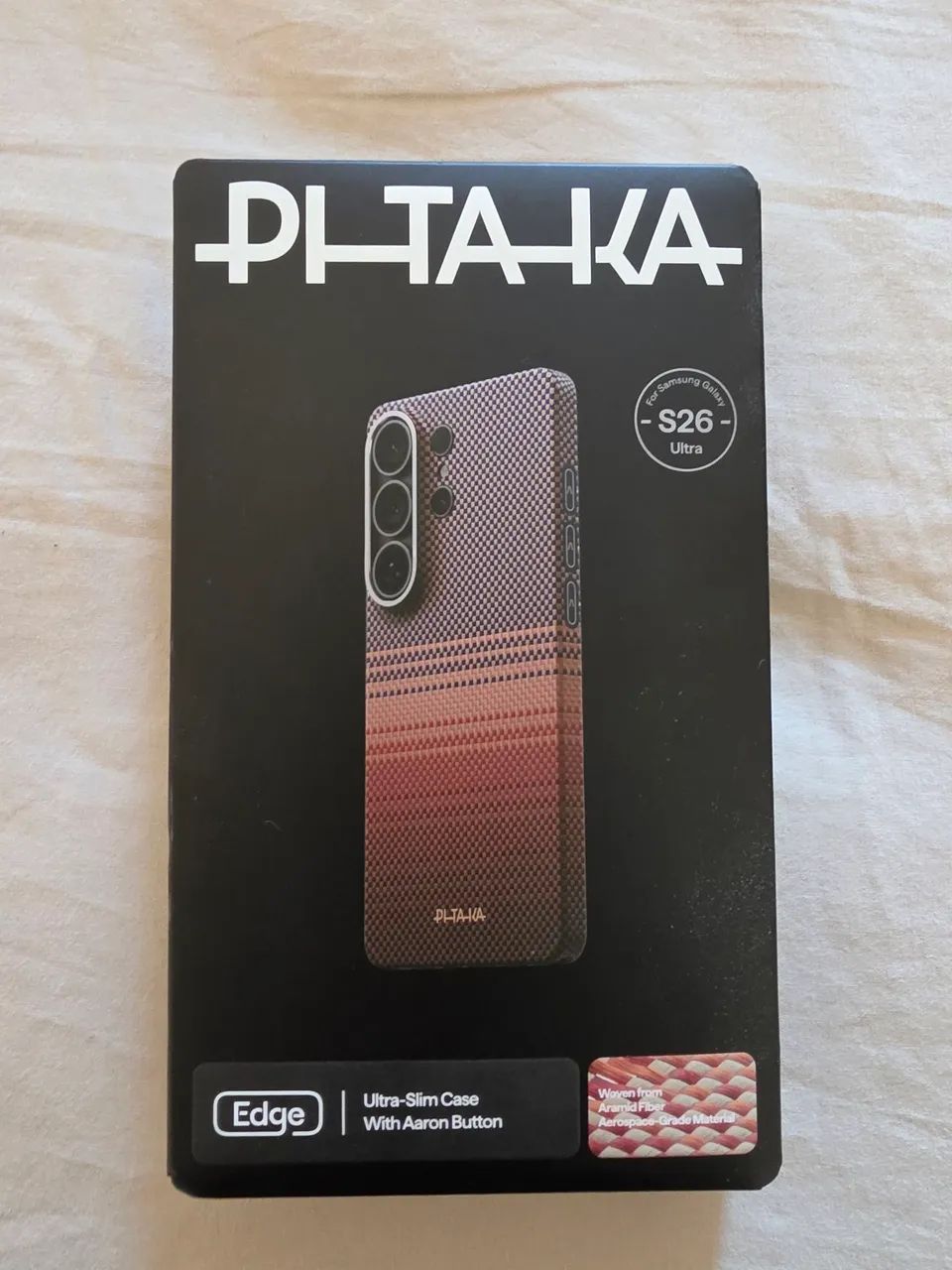 Capa Pitaka S26 ultra na caixa lacrada