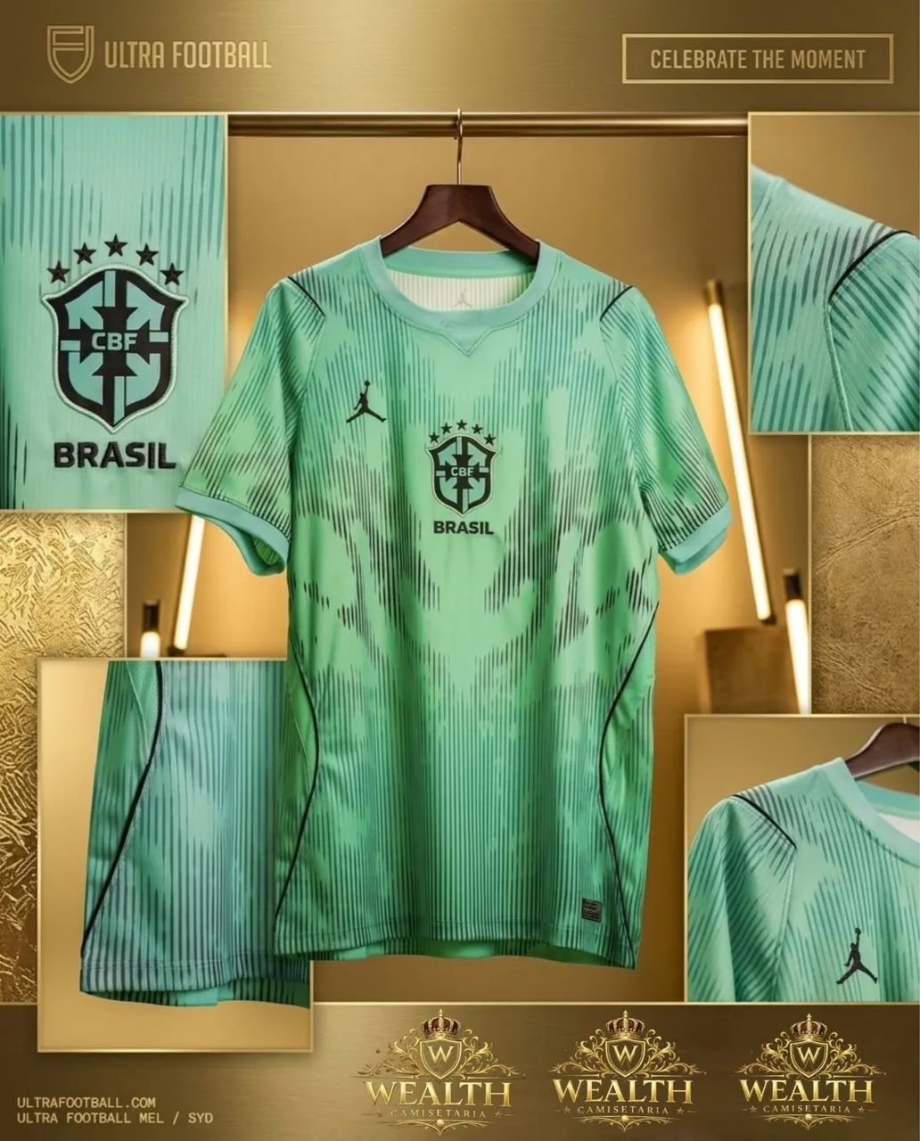 Camisa do Brasil Goleiro Torcedor  - Foto 2