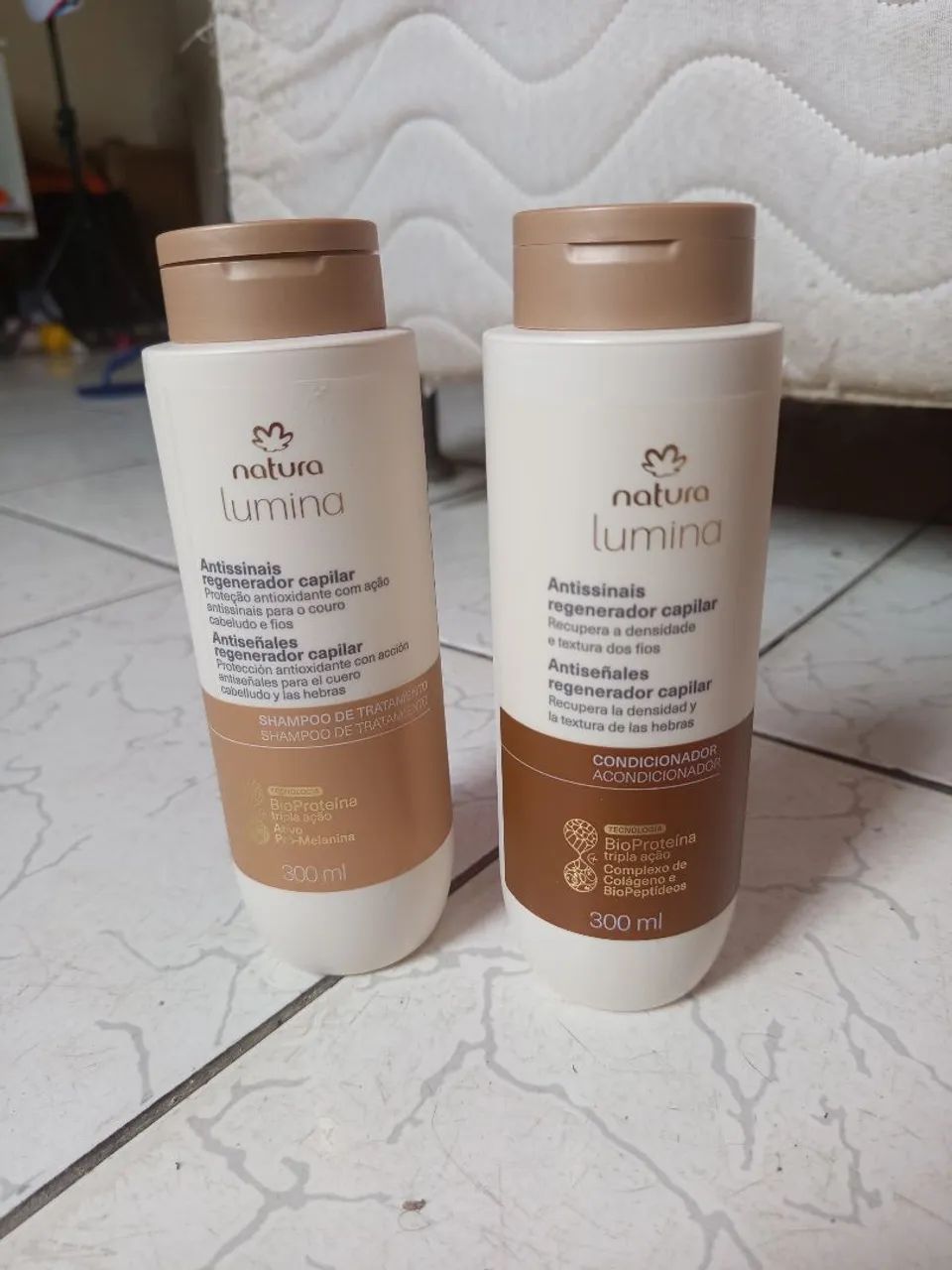 Kit shampoo e condicionador Antissinais Natura