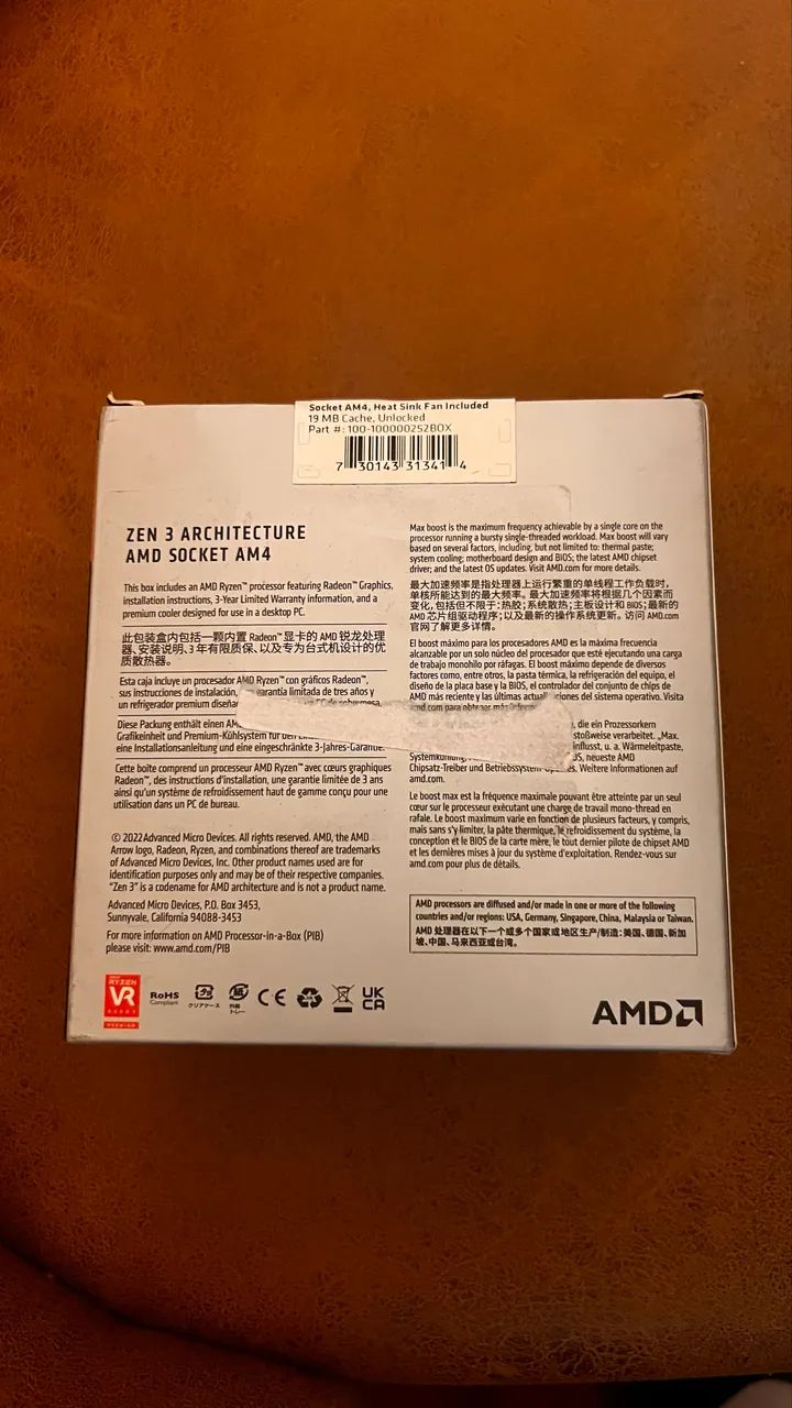Processador AMD Ryzen 5 5600G  - Foto 2